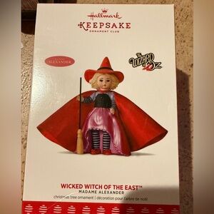 2017 Hallmark member exclusive Wicked Witch of East ornament, Madame Alexander